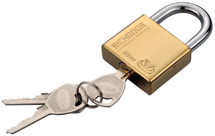 SFN - Golden Square Iron Padlock
